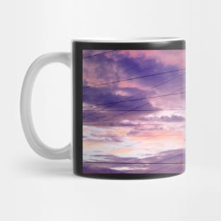 Pink & Purple Clouds/Semi Abstract Mug